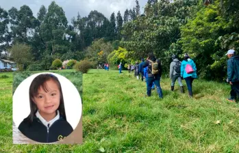 Valeria Afanador tiene 10 años y está desaparecida desde el pasado 12 de agosto. FOTO CORTESÍA