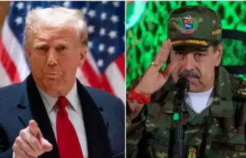 El gobierno Trump anunció una recompensa de 50 millones de dólares para lograr la captura de Maduro, al que acusa de liderar un cártel internacional de drogas. Fotos: Getty