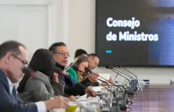 El escenario del Consejo de Ministros sería aprovechado por el presidente Petro, según fuente de la Casa de Nariño, para ampliar la posición del Gobierno que fue objeto de todo tipo de críticas. Foto: Presidencia