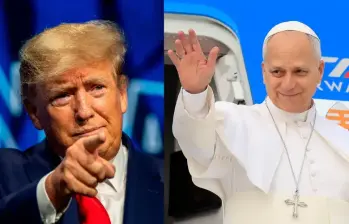 Trump le dijo al Papa que no está bien que Irán tenga armas nucleares. FOTO: GETTY IMAGES.