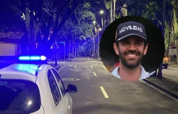 El funcionario Gustavo Orozco recibe atención médica en una clínica del sur de Cali tras haber sido atropellado por un motociclista. FOTO: @orozcolgustavo (Secretario de Movilidad Cali)