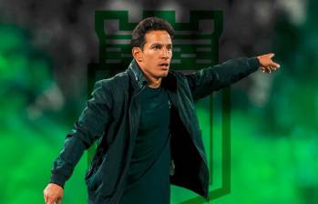 El técnico Diego Arias durante el clásico frente al Medellín. FOTO CAMILO SUÁREZ El técnico Diego Arias durante el clásico frente al Medellín. FOTO CAMILO SUÁREZ