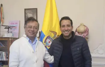 López tuvo el guiño del Gobierno de Gustavo Petro para presidir la Corporación. Esta misma semana se reunió a manteles con el jefe de Estado. FOTO: RED SOCIAL X