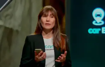 Zulma Guzmán es la principal sospechosa por el envenenamiento de dos menores en Bogotá. FOTO: CAPTURA DE VIDEO