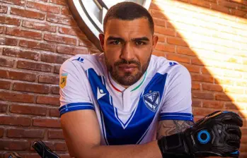 Álvaro Montero ya viste la camiseta del club argentino Vélez Sarsfield. FOTO: SITIO OFICIAL DE VÉLEZ Sarsfield