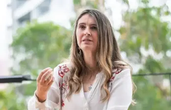 La precandidata presidencial plantea preocupaciones por el aumento de la criminalidad y su impacto en el proceso electoral. FOTO: Camilo Suárez