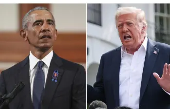 Las acusaciones de Donald Trump contra Barack Obama por “traición” fueron tildadas por el portavoz del expresidente como un “intento ridículo” de desviar la atención. Actualmente, Trump enfrenta una ola de críticas por el manejo del caso Epstein. FOTO: GETTY