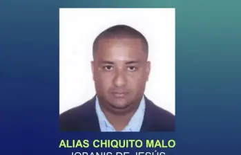 Aprueban extradición de Jobanis de Jesús Ávila Villadiego, conocido como alias Chiquito Malo. FOTO: Policía Nacional 