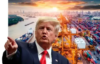 A comienzos de 2025, el comercio mundial volvió a sacudirse con el regreso de Donald Trump a la Casa Blanca, quien reactivó la guerra arancelaria con China. FOTO: Getty