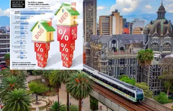 El hallazgo más notable es la consolidación de Medellín como el mercado de arrendamiento más costoso del país en 2024, superando a Bogotá. FOTO: Jaime Pérez.