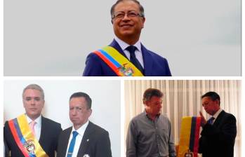 Luis Abel Delgado ha realizado las bandas presidenciales de los últimos cinco presidentes de Colombia. FOTOS: CORTESÍA