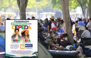 Cepeda no venía a Antioquia: choque de versiones por supuesta visita cancelada en Medellín. Foto: Camilo Suárez Echeverry / @alejodebedout