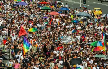 La violencia contra personas LGBTIQ+ aumentó en un 42% con respecto al año pasado. Foto: Camilo Suárez.