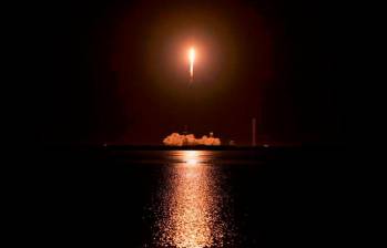 Lanzamiento del cohete de SpaceX el 9 de noviembre. Foto de referencia: NASA.