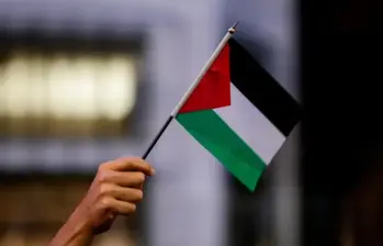 Bandera de Palestina. Foto: Colprensa