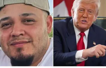 El Gobierno de Donald Trump describió al salvadoreño Kilmar Ábrego García como “un criminal, extranjero ilegal, golpeador de mujeres” y miembro de la pandilla MS-13. El migrante niega haber cometido cualquier delito. FOTO: REDES SOCIALES | GETTY
