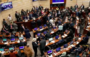 Congreso podría continuar la discusión del presupuesto. FOTO COLPRENSA. 