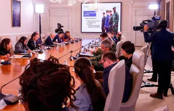 En los consejos de ministros, el presidente Petro evalúa y da cuentas sobre diferentes ámbitos del país. Foto: Presidencia.