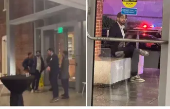 El sospechoso Elías Rodríguez, de 30 años, de Chicago, en el momento de su arresto en Washington- FOTO: REDES SOCIALES
