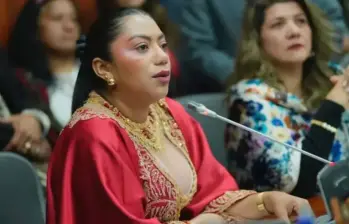 La senadora Peralta se salió del recinto durante más de una hora sin explicación. Fuente: Senado. 