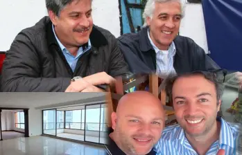 Miguel Quintero Calle y su hermano, el exalcalde de Medellín, Daniel Quintero Calle. FOTO: REDES SOCIALES / Claudia Rubio / Archivo EL TIEMPO