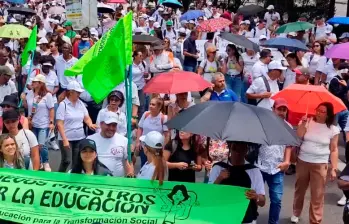 Habrá paro de maestros en julio. FOTO EL COLOMBIANO. 