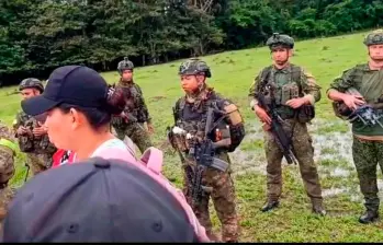 Los militares tratan de ser liberados con mediación de la Defensoría del Pueblo y la ONU. FOTO CORTESÍA