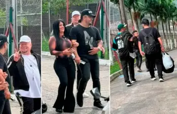 Imágenes previas a la parranda vallenata en la Cárcel de Alta Seguridad de Itagüí con los jefes de las bandas delincuenciales de Medellín. FOTO CORTESÍA CLAUDIA CARRASQUILLA