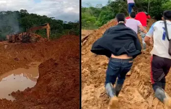 En medio de la reacción del Ejército, una persona resultó herida. FOTO CORTESÍA 