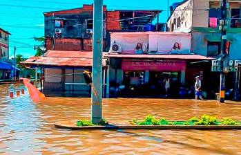 El desbordamiento de los ríos Nechí y Tigüí dejó a más de 850 familias damnificadas en El Bagre, Bajo Cauca antioqueño. FOTO: cortesía Alcaldía de El Bagre El desbordamiento de los ríos Nechí y Tigüí dejó a más de 850 familias damnificadas en El Bagre, Bajo Cauca antioqueño. FOTO: cortesía Alcaldía de El Bagre