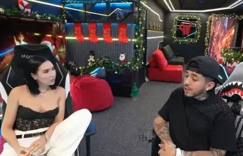 El reencuentro entre Aida Victoria Merlano y Westcol superó las 700 mil visualizaciones en un stream en vivo el 1 de enero de 2026. FOTO: captura de pantalla.