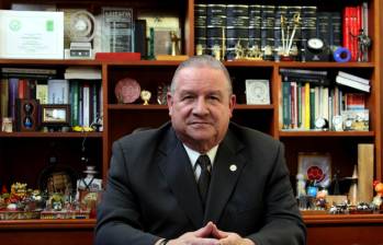 El rector de la Universidad de Medellín, Néstor Hincapié. Foto: Jaime Pérez Munévar