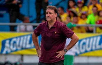 El entrenador Néstor Lorenzo asumió la dirección técnica de Colombia en junio del 2022. Llevó a la Tricolor a la final de la Copa América 2024. FOTO: JUAN ANTONIO SÁNCHEZ