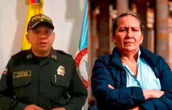 El coronel Carlos Feria es uno de los presuntos implicados en uno de los casos de corrupción en el gobierno de Gustavo Petro donde hubo un presunto abuso de autoridad en contra de Marelbys Meza, ex niñera de Laura Sarabia. Fotos: Captura de video y revista Semana