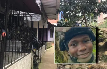 El soldado de 24 años asesinado aparece identificado como Argenio Palma Pinilla. FOTOS: Q’hubo y Cortesía