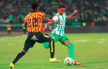 Imágenes del último encuentro entre Nacional y Pereira, el cual concluyó en victoria 3-0 para el Verde. FOTO JAIME PÉREZ