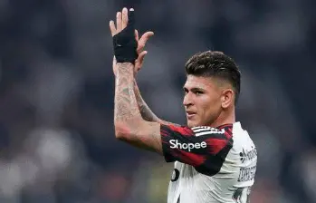 Jorge Carrascal espera ser figura de nuevo con Flamengo en la definición de la semifinal de Copa Libertadores ante Racing. FOTO TOMADA X@Flamengo Jorge Carrascal espera ser figura de nuevo con Flamengo en la definición de la semifinal de Copa Libertadores ante Racing. FOTO TOMADA X@Flamengo