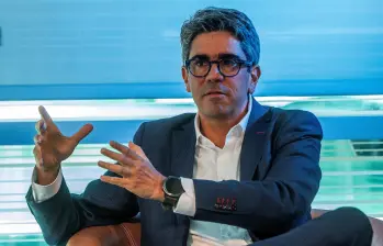Ricardo Jaramillo, presidente de Grupo Sura, destacó la tendencia positiva que posiciona favorablemente a la compañía de cara al cierre del año. FOTO: Julio César Herrera