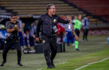 Hernán Darío ‘Bolillo’ Gómez deja el banco de Águilas Doradas . FOTO: Juan Antonio Sánchez