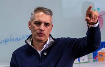 El gobernador de Antioquia, Andrés Julián Rendón. FOTO julio herrera