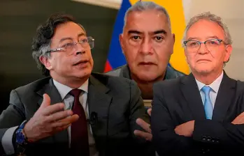Lemus (arriba), uno de los hombres de confianza de Petro, se reunió con Luis Felipe Ramírez, el abogado de ‘Papá Pitufo’ (abajo). FOTO: Presidencia y Redes sociales