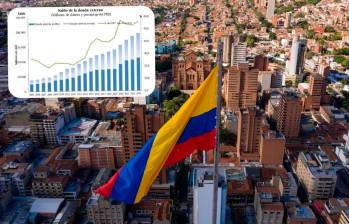 La deuda externa de Colombia cerró el 2023 en 53,7%, según el Banco de la República. FOTO EL COLOMBIANO