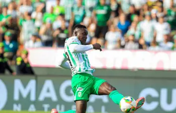 En la imagen aparece Kevin Viveros durante su paso por Atlético Nacional. FOTO CAMILO SUÁREZ