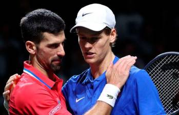 El duelo entre Novak Djokovic y Jannik Sinner esta vez fue para el italiano. FOTO GETTY