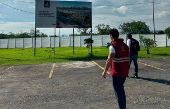 La medida en contra de la obra de Deportes Tolima se mantendrá hasta que el club y la constructora acrediten el cumplimiento de todos los estándares mínimos de seguridad. FOTO: Cortesía MinTrabajo