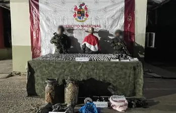 El explosivista detenido tras operativo militar en Zaragoza. FOTO: Cortesía.