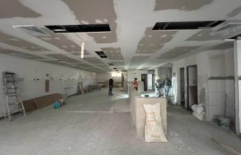 Reformas en la unidad hospitalaria de Manrique en Medellín. FOTO: CORTESÍA