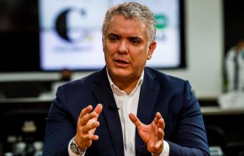 El presidente Iván Duque se reunió con su homólogo Joe Biden en el marco de la Cumbre de las Américas para abordar la relación bilateral. FOTO Julio César herrera