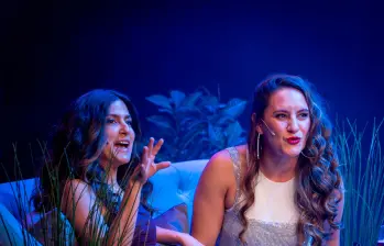 Aida Bossa y Viviana Bernal hacen parte del show que este sábado llegará al teatro de La Enseñanza luego de dos temporadas en Bogotá. FOTO Cortesía Teatro nacional