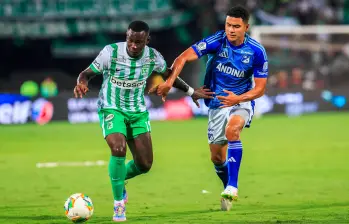 En la imagen aparece Marino Hinestroza, quien seguramente regresará al equipo principal para el duelo de este sábado frente a Millonarios, tras recuperarse de una dolencia física. FOTO camilo suárez